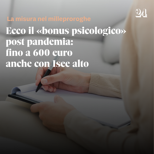 BONUS PSICOLOGICO