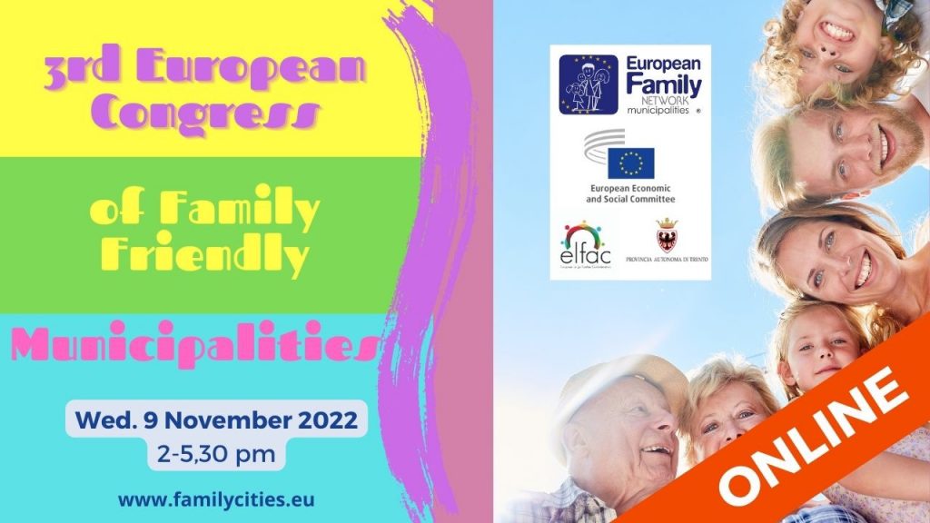 3º Congresso del Network Europeo dei Comuni amici della famiglia (Online)